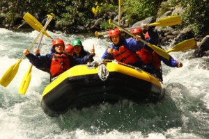 Waihi College Neuseeland White Water Rafting